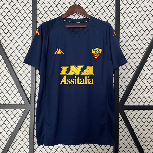 Tailandia Camiseta AS Roma Replica Tercera Ropa Retro 2000 2001